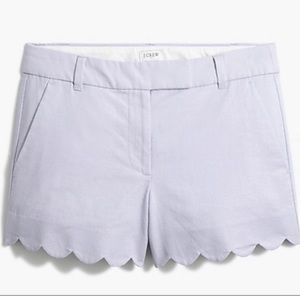 Brand New w/ Tags J Crew Scalloped Shorts Lilac/Purple Sz 8